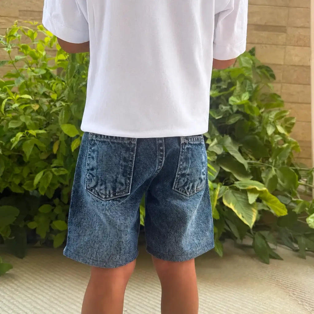 Relaxed Denim Shorts