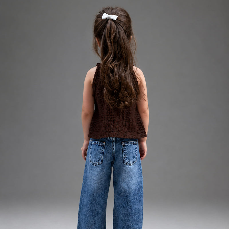 Textured Top & Wide Leg Set