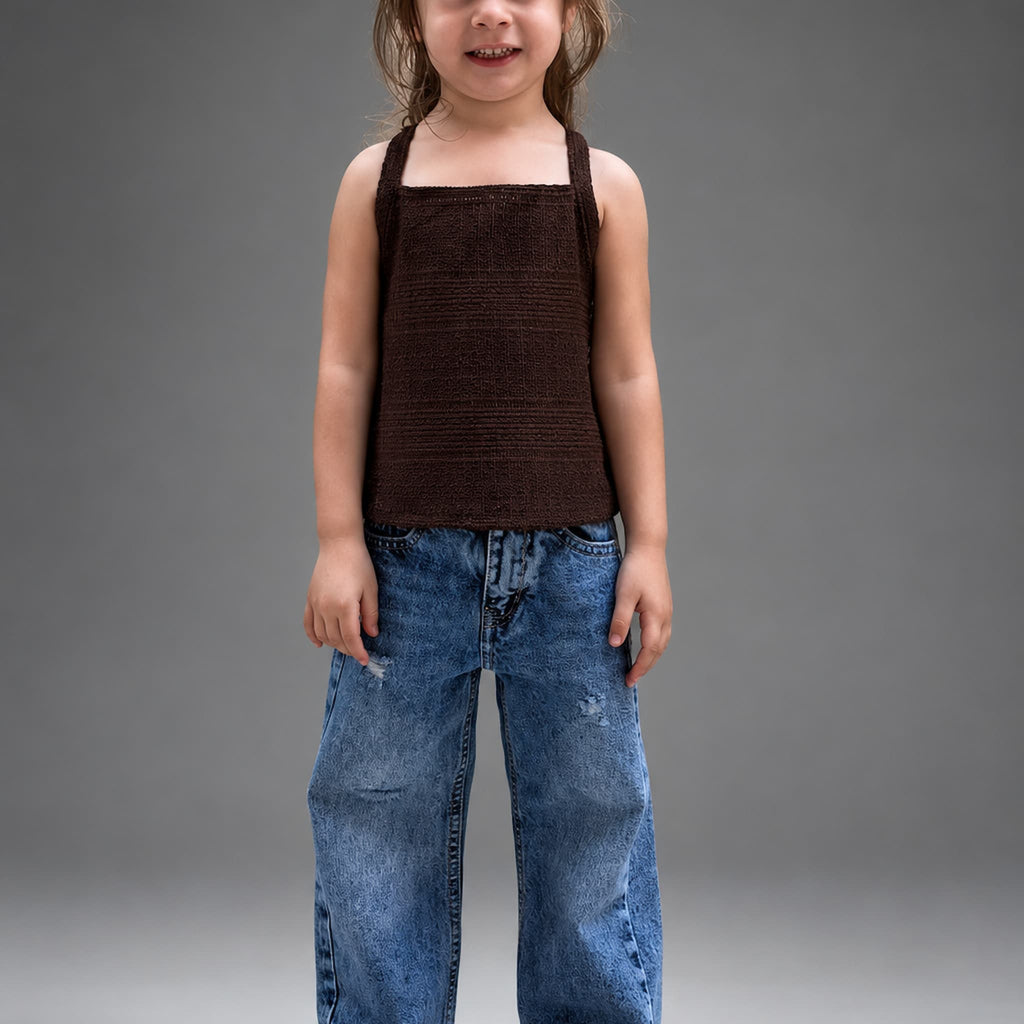 Textured Top & Wide Leg Set