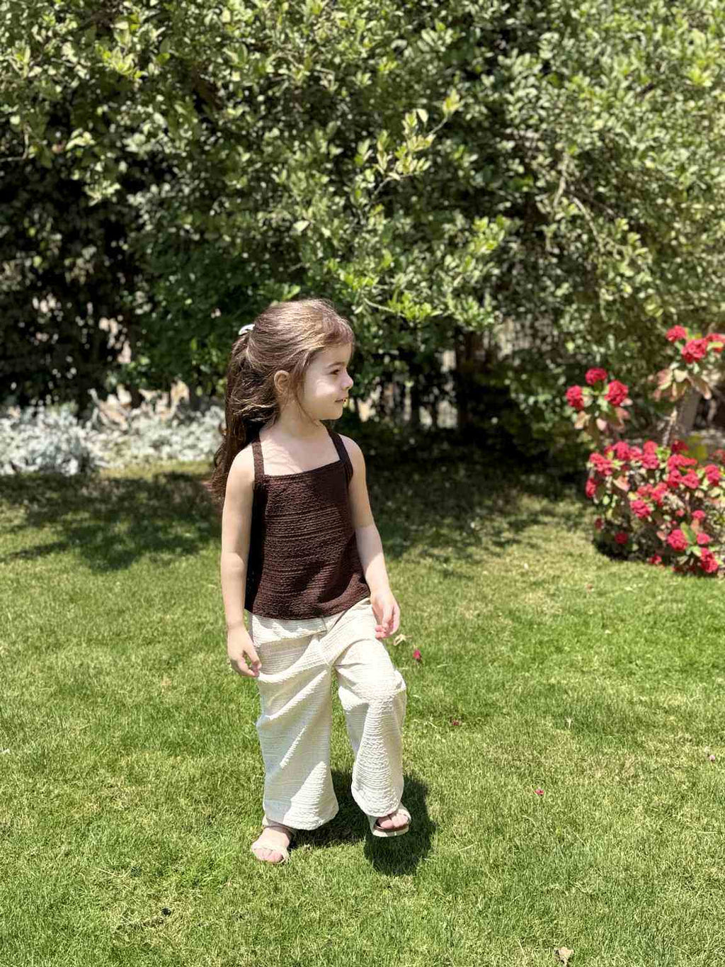 Textured Top & Wide Leg Set