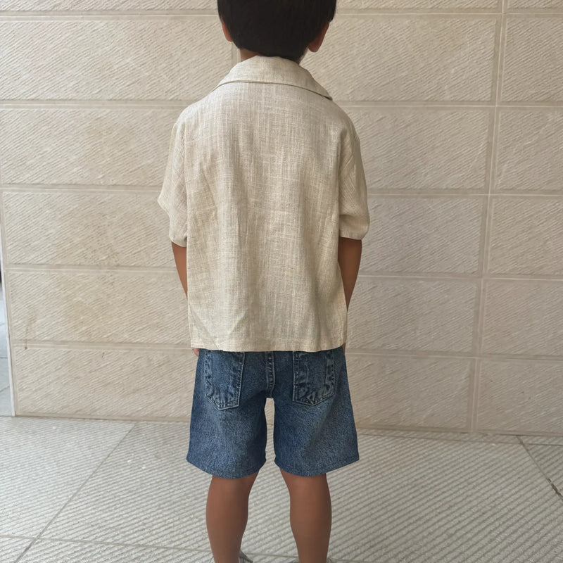 Relaxed Denim Shorts