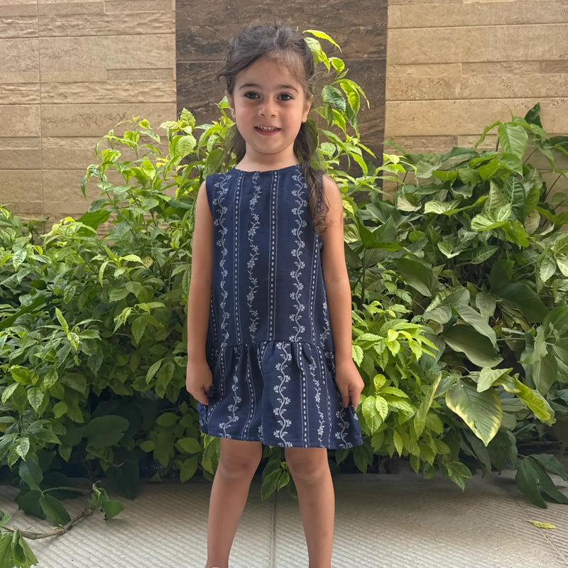 Floral Print Sleeveless Dress