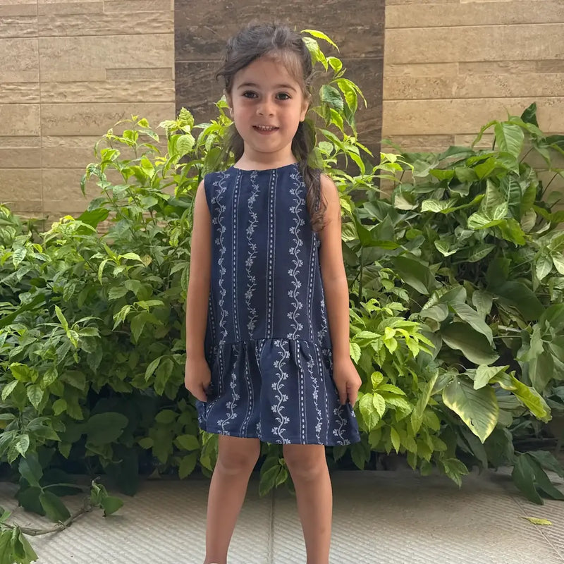 Floral Print Sleeveless Dress
