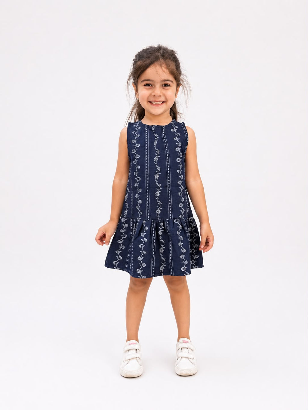 Floral Print Sleeveless Dress