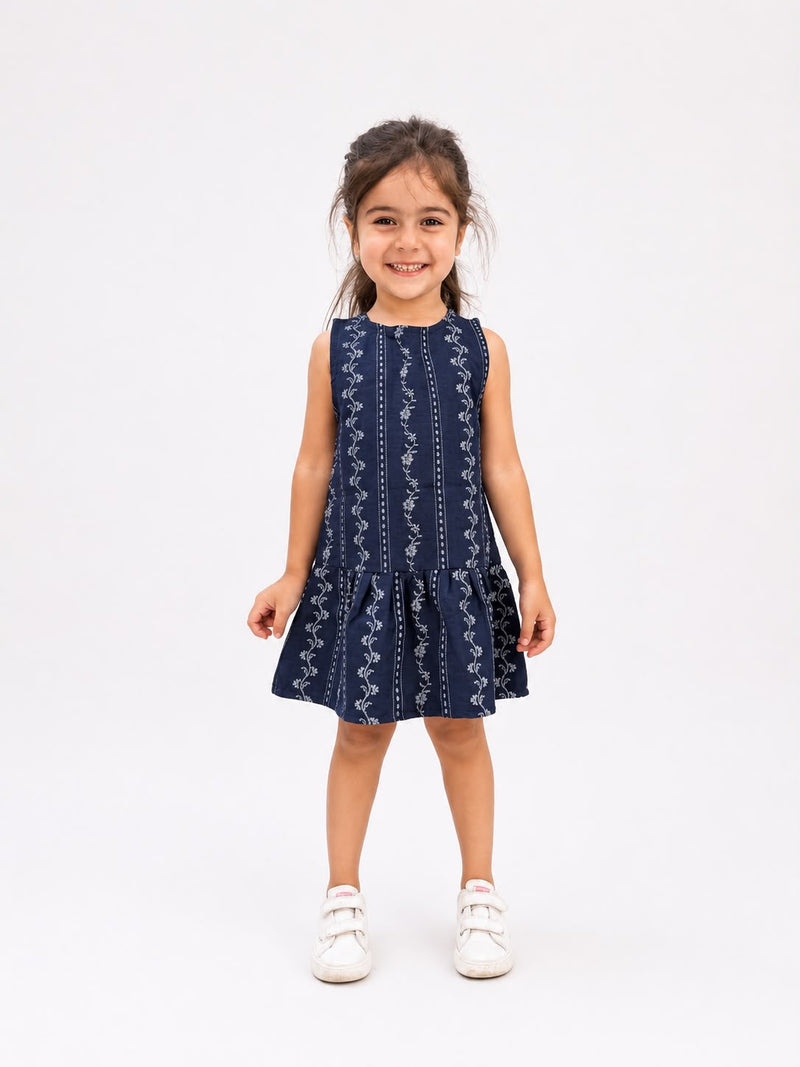 Floral Print Sleeveless Dress