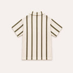 Striped Button-Up Shirt