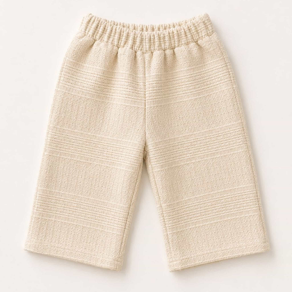 Wide Leg Beige Pants