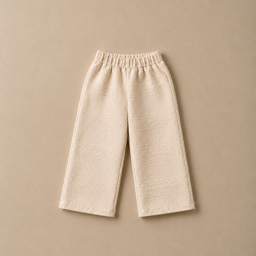 Wide Leg Beige Pants