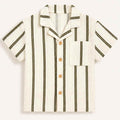 Striped Button-Up Shirt