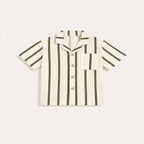 Striped Button-Up Shirt